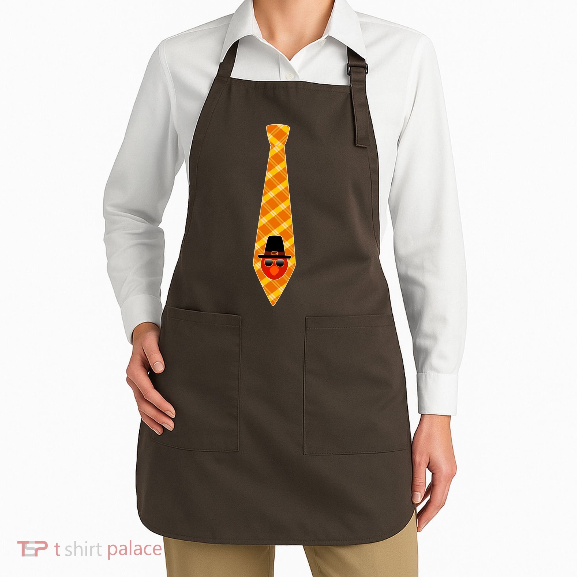Thanksgiving Turkey Tie Apron