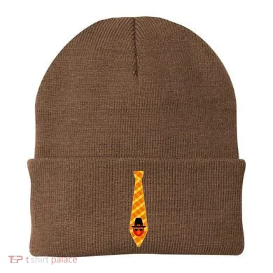 Thanksgiving Turkey Tie Beanie