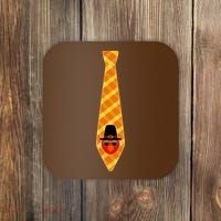 Thanksgiving Turkey Tie Coaster thumb 0