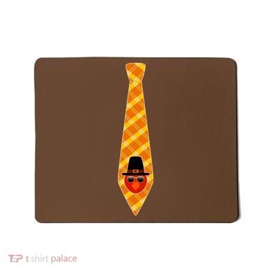 Thanksgiving Turkey Tie Mousepad