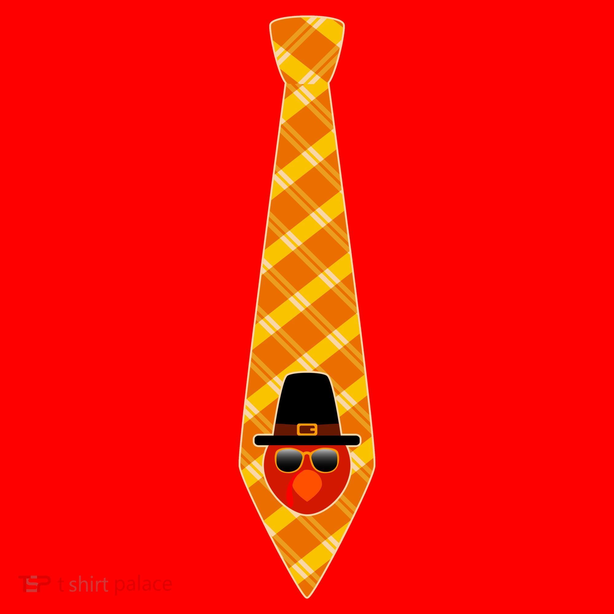 Thanksgiving Turkey Tie Santa Hat