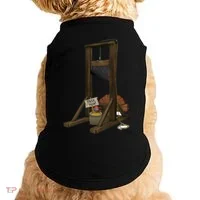 Thanksgiving Turkey Tricked Free Feed Funny Doggie Tank thumb 0