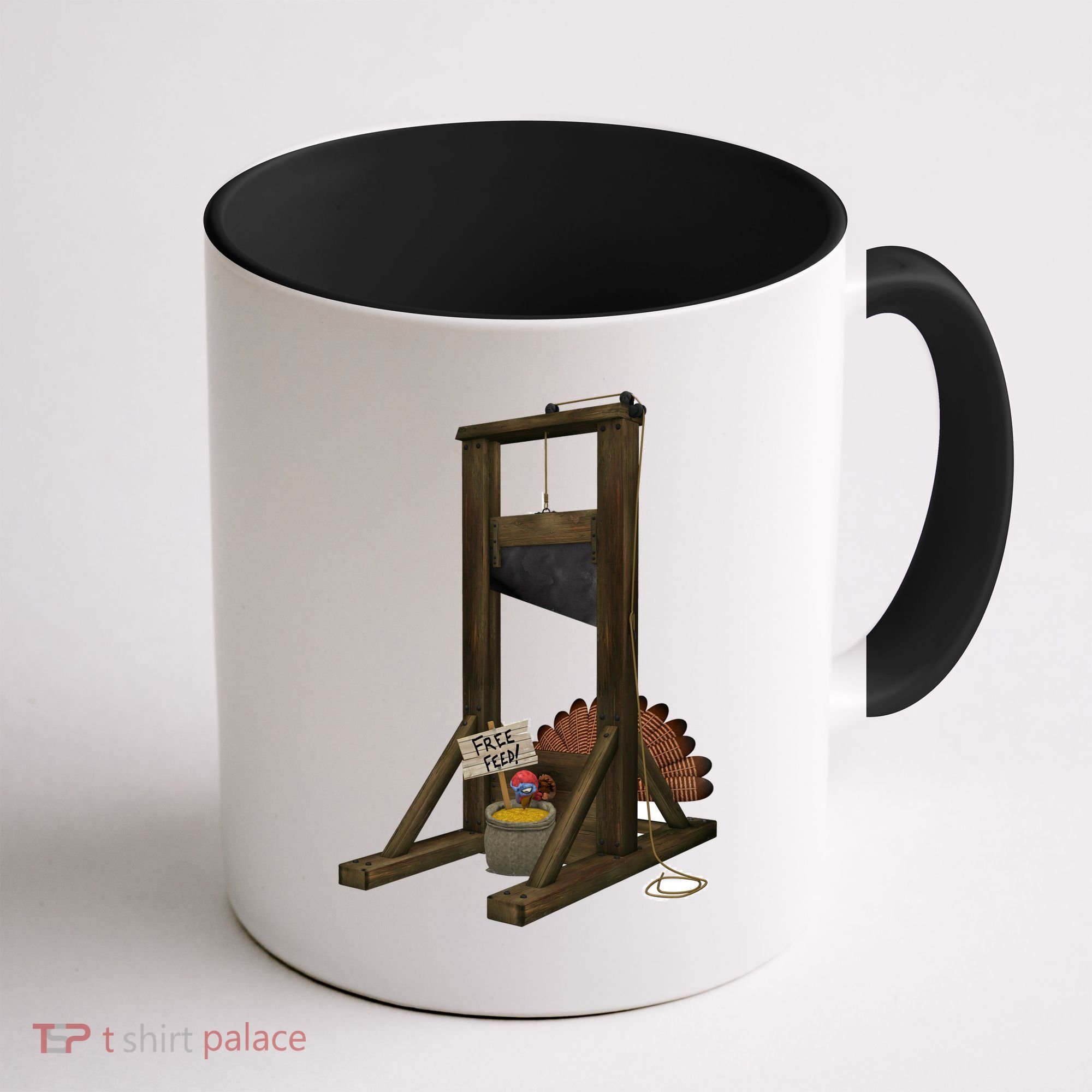 Thanksgiving Turkey Tricked Free Feed Funny Coffee Mug