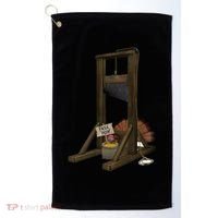 Thanksgiving Turkey Tricked Free Feed Funny Golf Towel thumb 0