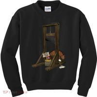 Thanksgiving Turkey Tricked Free Feed Funny Kids Sweatshirt thumb 0