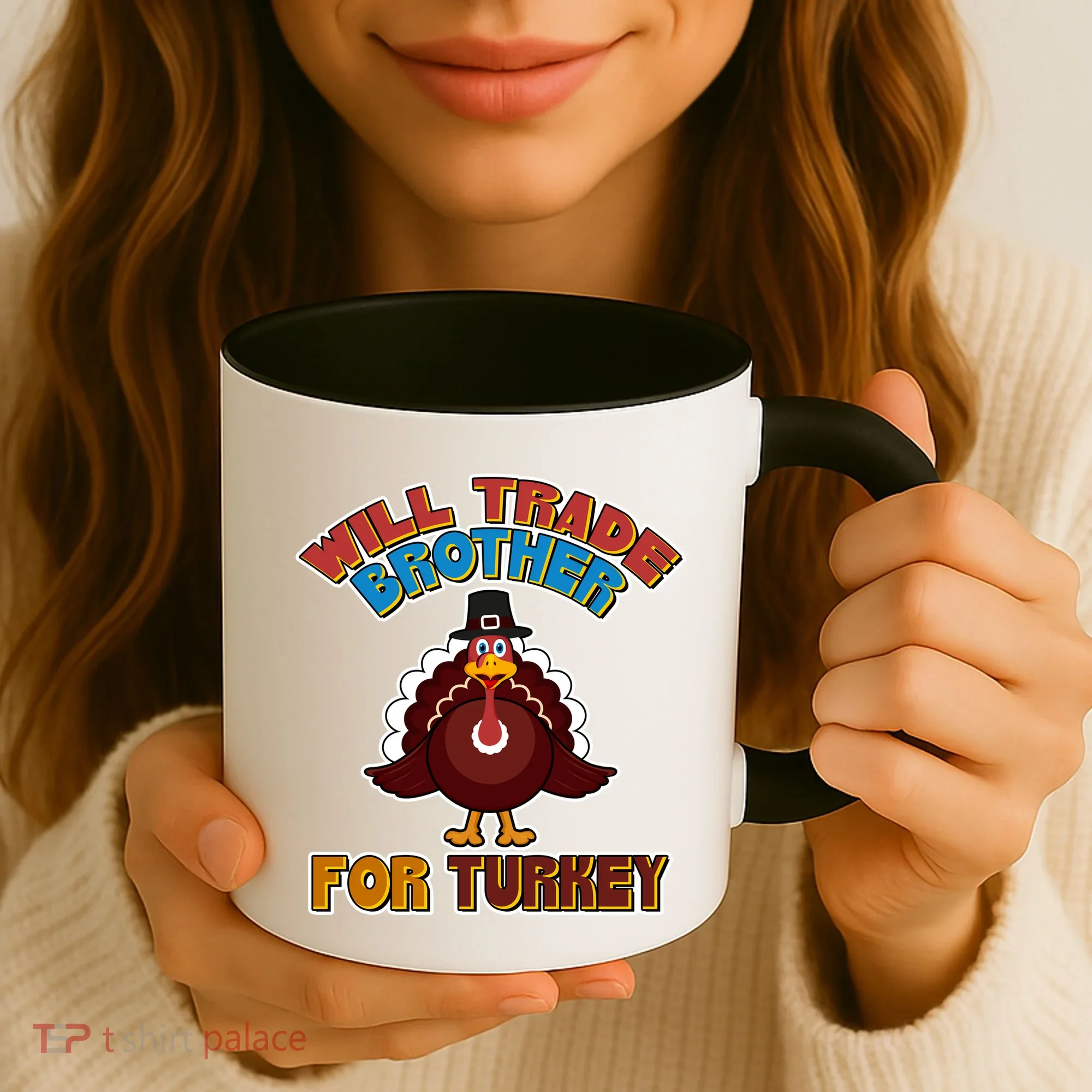 Thanksgiving Will Trade Brother For Turkey Coffee Mug
