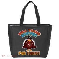 Thanksgiving Will Trade Brother For Turkey Tote Bag thumb 0