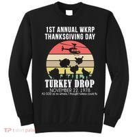 Thanksgiving WKRP Turkey's Drop Sweatshirt thumb 0