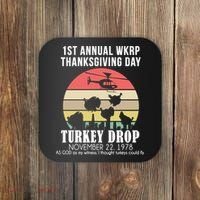 Thanksgiving WKRP Turkey's Drop Coaster thumb 0