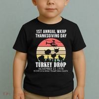 Thanksgiving WKRP Turkey's Drop Toddler T-Shirt thumb 2