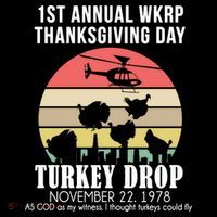 Thanksgiving WKRP Turkey's Drop Women's T-Shirt thumb 6