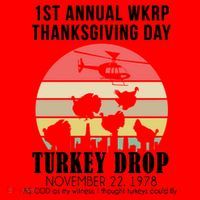 Thanksgiving WKRP Turkey's Drop Santa Hat thumb 1