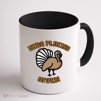 Thanksgiving Zero Plucks Given Turkey Coffee Mug thumb 1