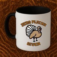 Thanksgiving Zero Plucks Given Turkey Coffee Mug thumb 2