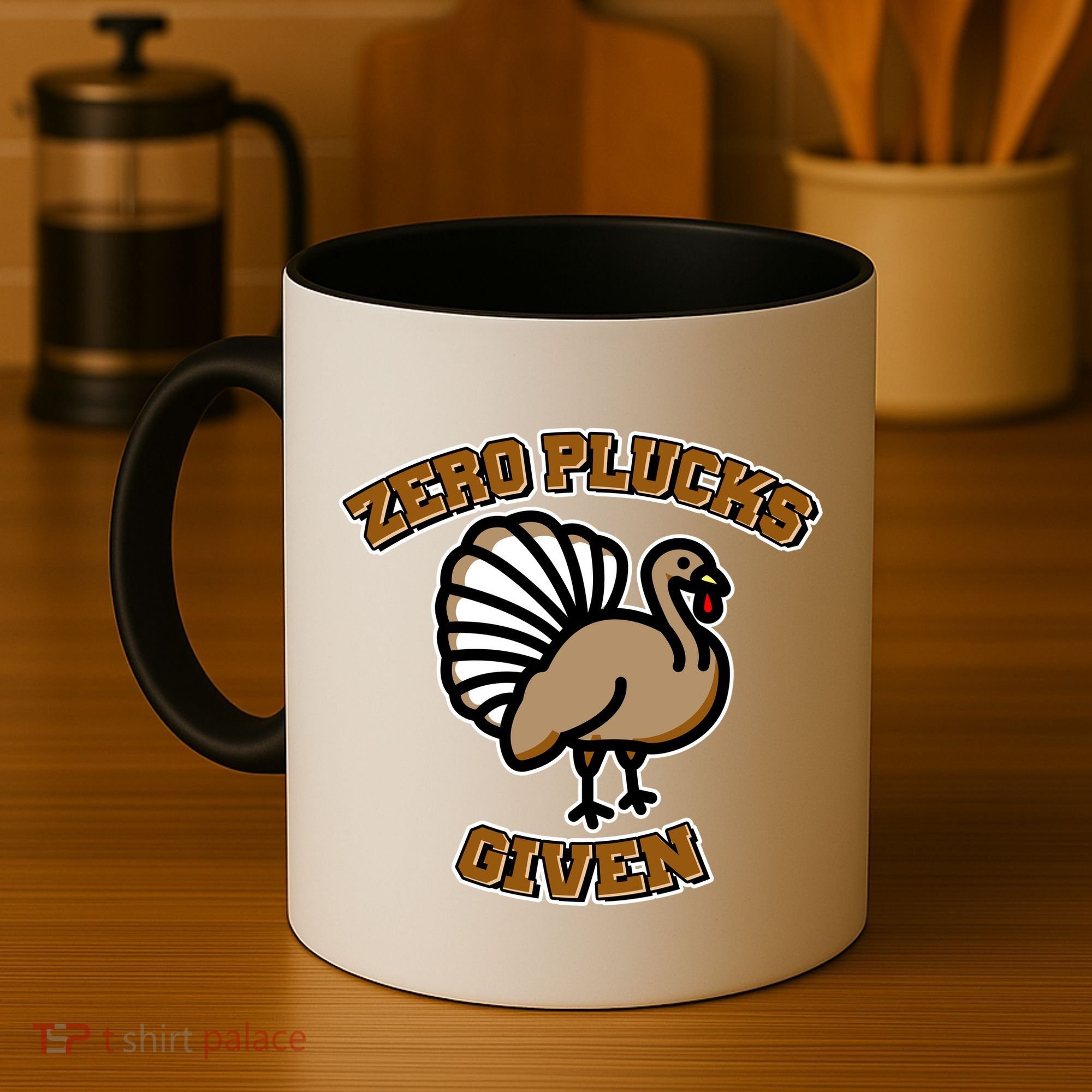Thanksgiving Zero Plucks Given Turkey Coffee Mug