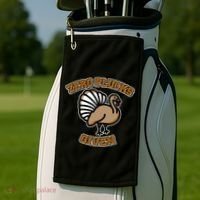 Thanksgiving Zero Plucks Given Turkey Golf Towel thumb 2