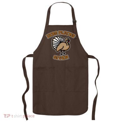 Thanksgiving Zero Plucks Given Turkey Apron