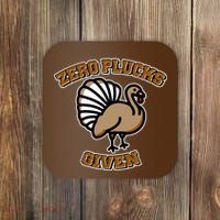 Thanksgiving Zero Plucks Given Turkey Coaster thumb 0