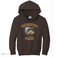 Thanksgiving Zero Plucks Given Turkey Kids Hoodie thumb 0