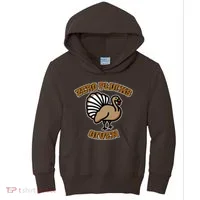 Thanksgiving Zero Plucks Given Turkey Kids Hoodie thumb 0