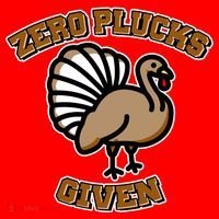Thanksgiving Zero Plucks Given Turkey Santa Hat thumb 1