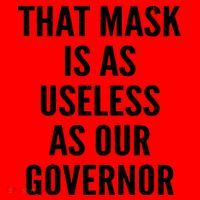 That Mask Is As Useless As Our Governor Santa Hat thumb 1