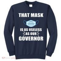 That Mask Is As Useless As Your Governor Sweatshirt thumb 0