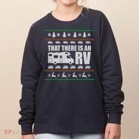 That There Is An RV Ugly Christmas Women's Sweatshirt thumb 0