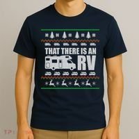 That There Is An RV Ugly Christmas T-Shirt thumb 3