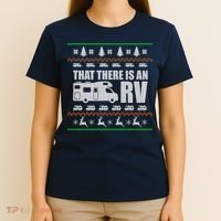 That There Is An RV Ugly Christmas T-Shirt thumb 4