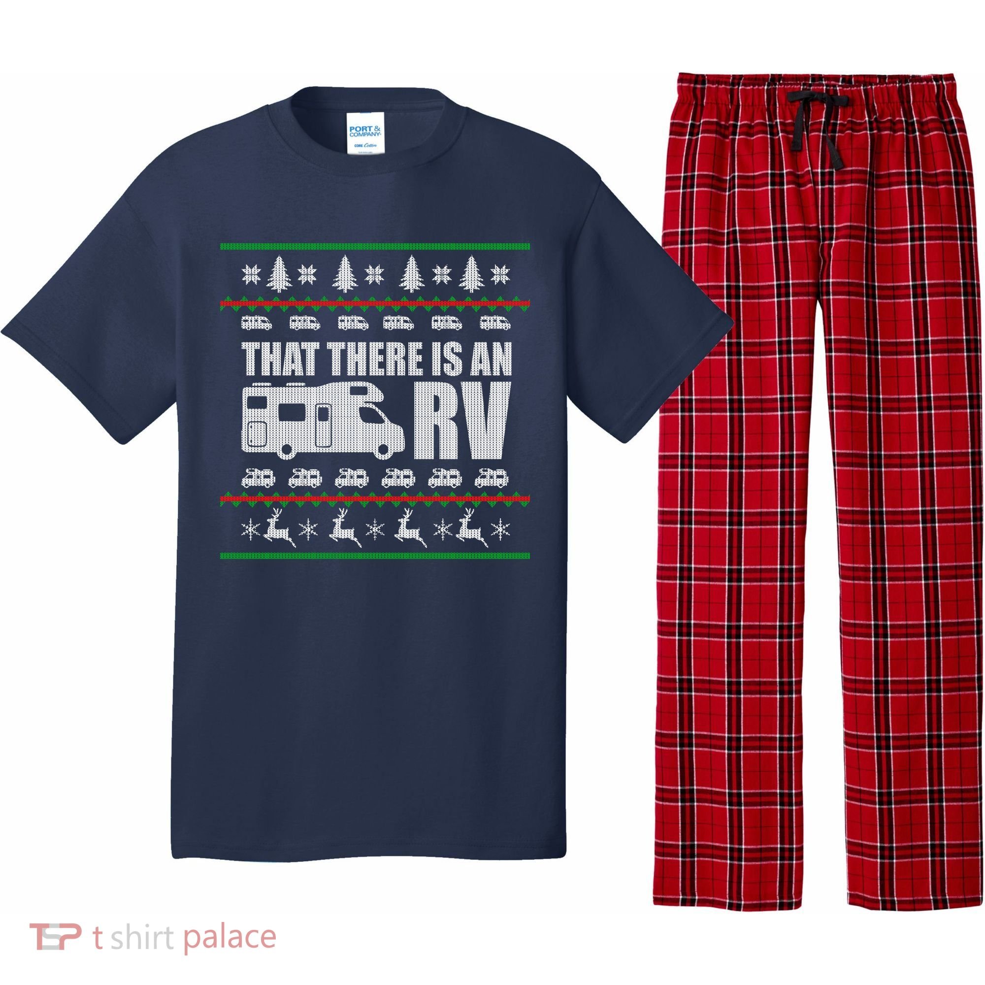 That There Is An RV Ugly Christmas Pajama Set