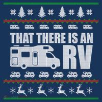 That There Is An RV Ugly Christmas Baby Bodysuit thumb 2