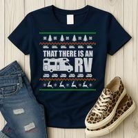 That There Is An RV Ugly Christmas Women's T-Shirt thumb 3