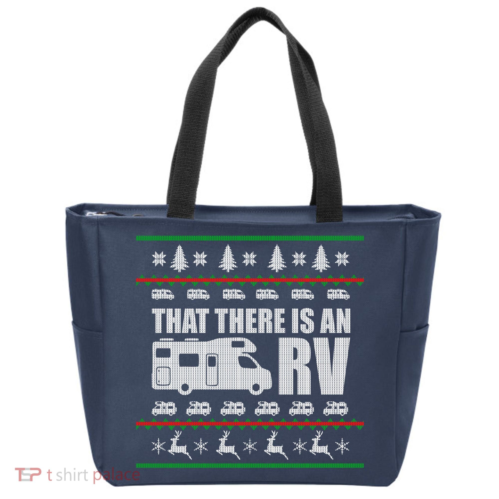 That There Is An RV Ugly Christmas Tote Bag