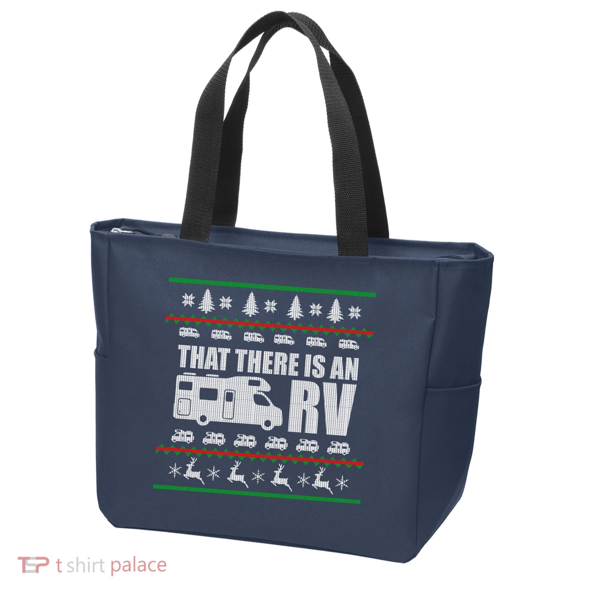 That There Is An RV Ugly Christmas Tote Bag