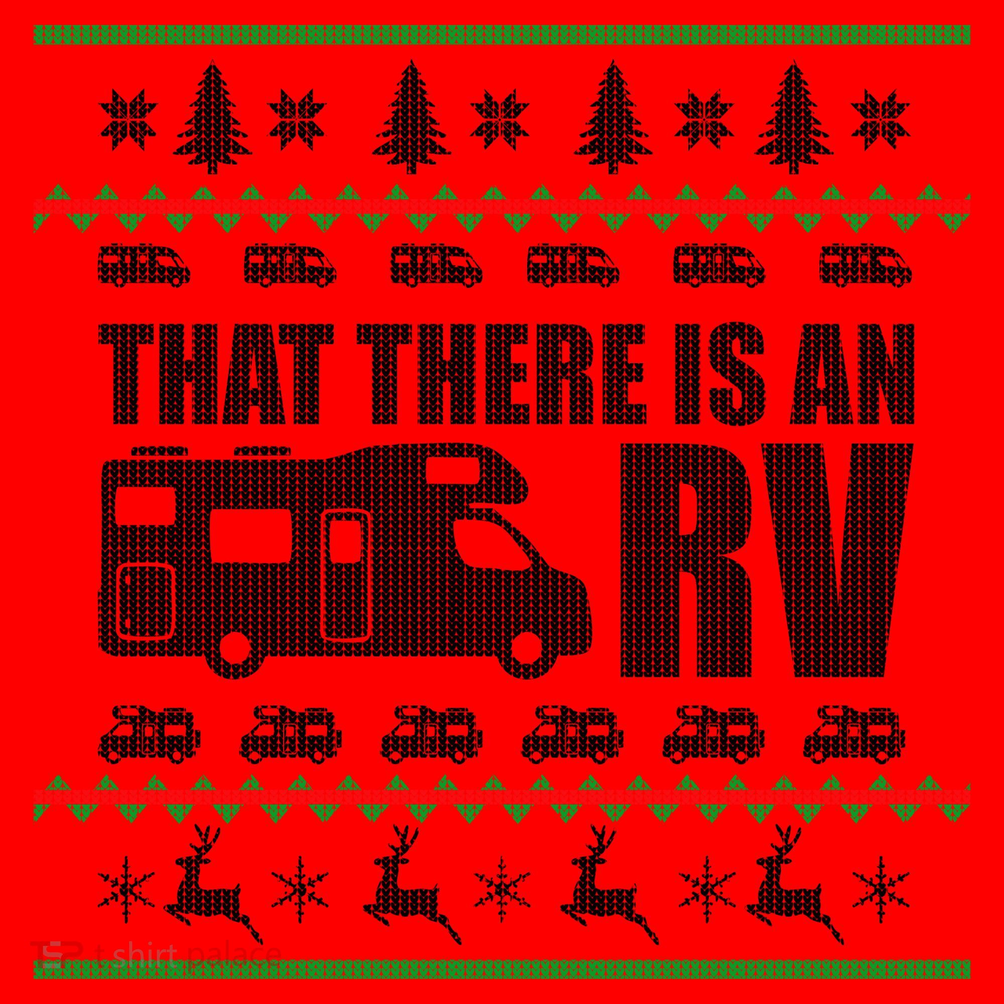 That There Is An RV Ugly Christmas Santa Hat