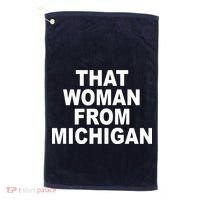 That Woman From Michigan Golf Towel thumb 0