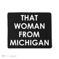 That Woman From Michigan Governor Whitmer Mousepad thumb 0