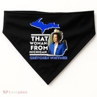That Woman From Michigan Gretchen Whitmer USA-Made Doggie Bandana thumb 0