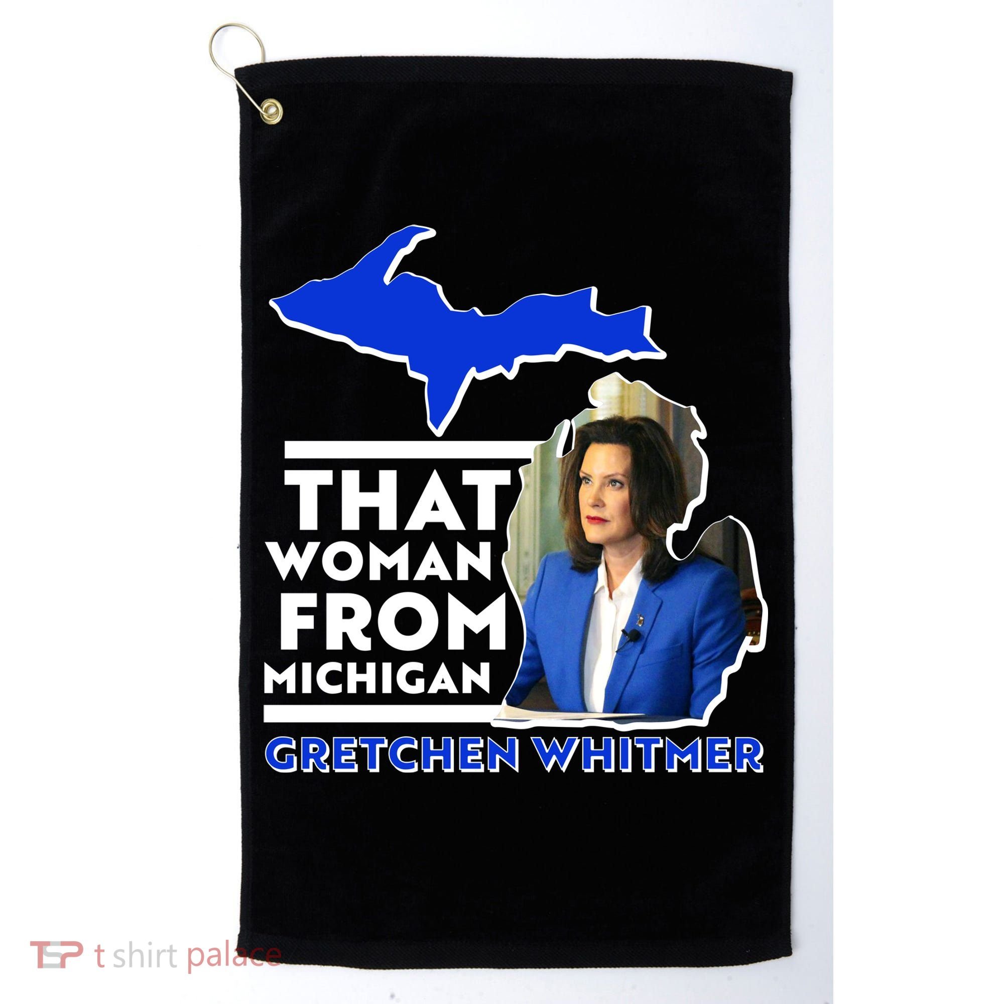 That Woman From Michigan Gretchen Whitmer Golf Towel
