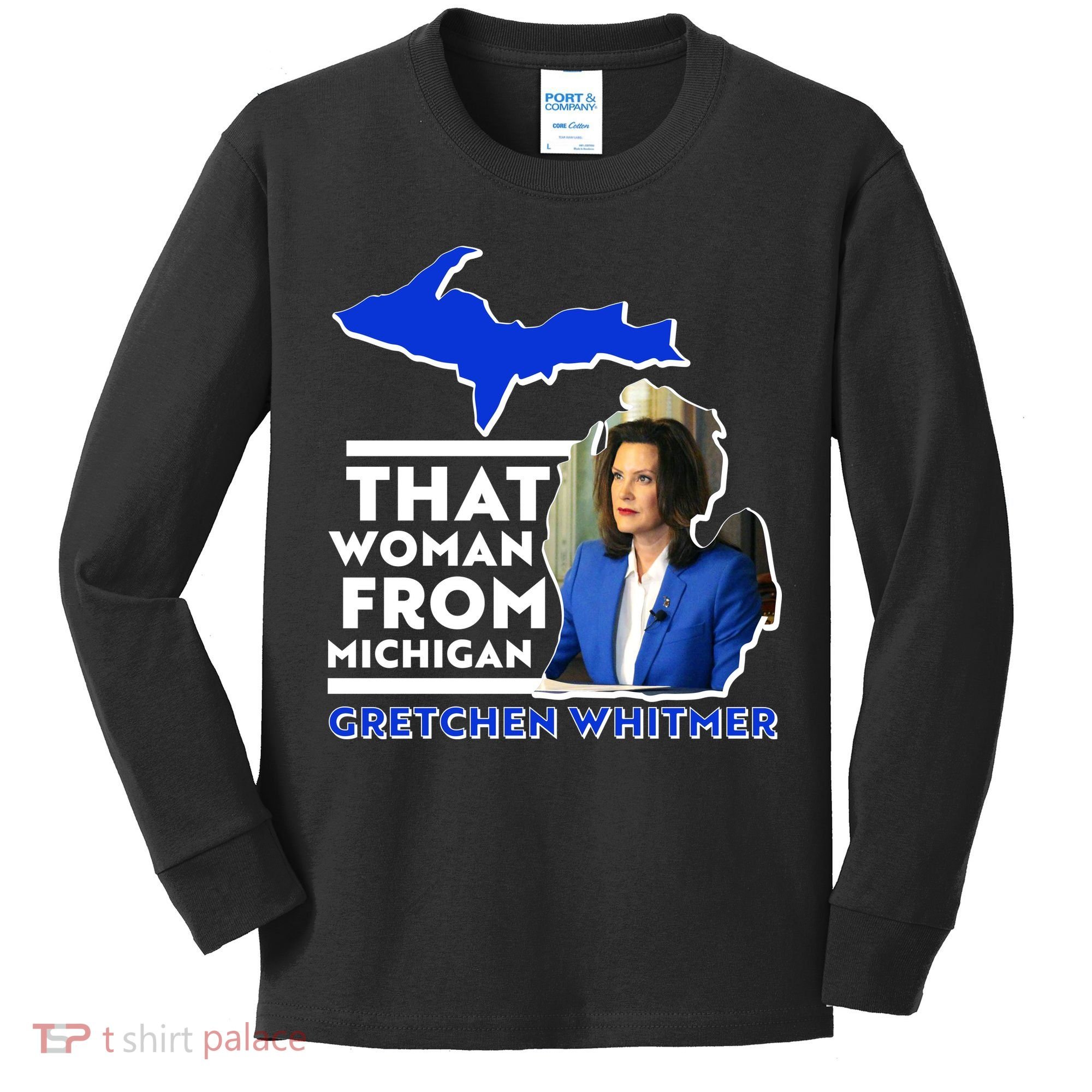 That Woman From Michigan Gretchen Whitmer Kids Long Sleeve Shirt