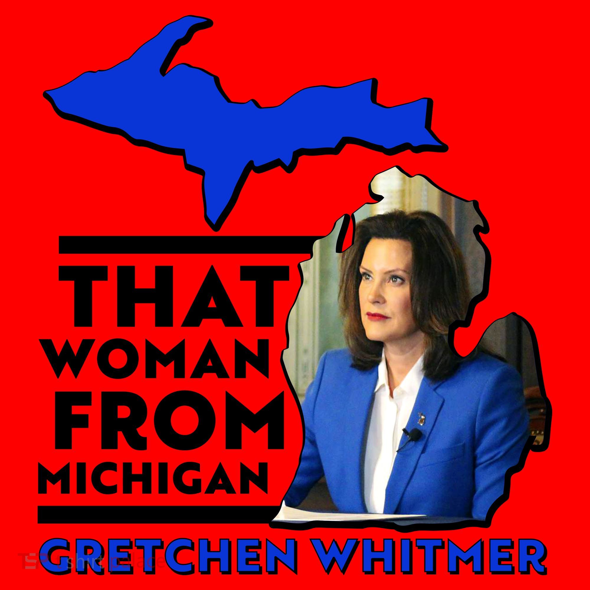 That Woman From Michigan Gretchen Whitmer Santa Hat