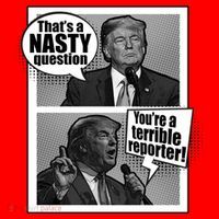That's A Nasty Question You're A Terrible Reporter Santa Hat thumb 1