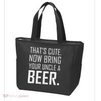 That's Cute Now Bring Your Uncle A Beer Tote Bag thumb 3