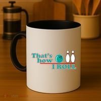 That's How I Roll Bowling Coffee Mug thumb 4