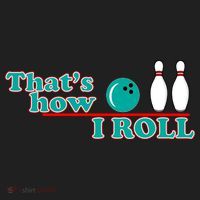 That's How I Roll Bowling Hat thumb 2