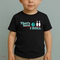 That's How I Roll Bowling Toddler T-Shirt thumb 2