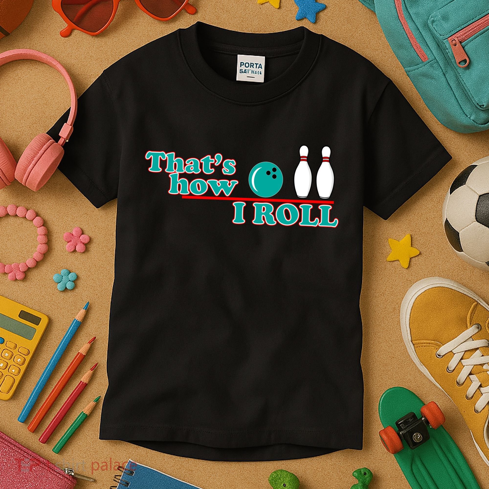 That's How I Roll Bowling Kids T-Shirt