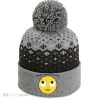 That's How I Roll Eyes Emoji Face The Baniff Cuffed Pom Beanie thumb 0