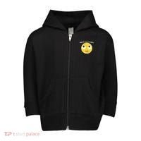 That's How I Roll Eyes Emoji Face Toddler Zip Fleece Hoodie thumb 0